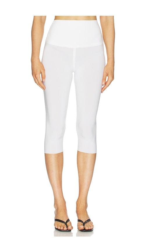 norma kamali x lifestyle pedal pusher in white. - size l (also in s, xs)
