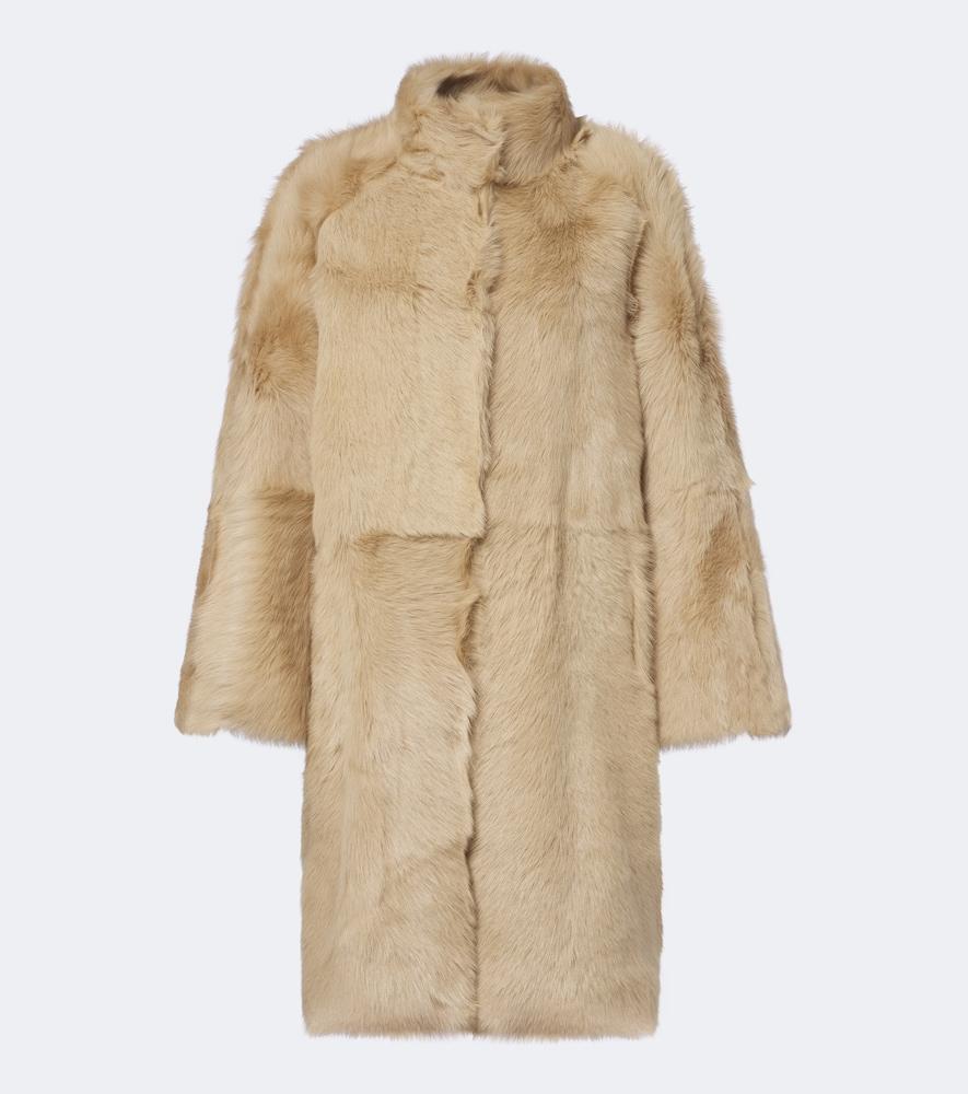nour hammour blaise shearling coat