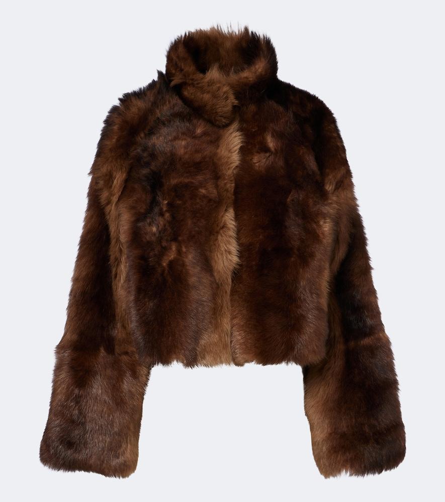 nour hammour cameron shearling jacket