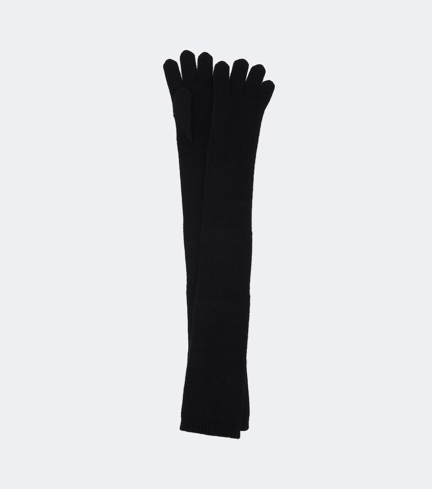 nour hammour cashmere and wool gloves