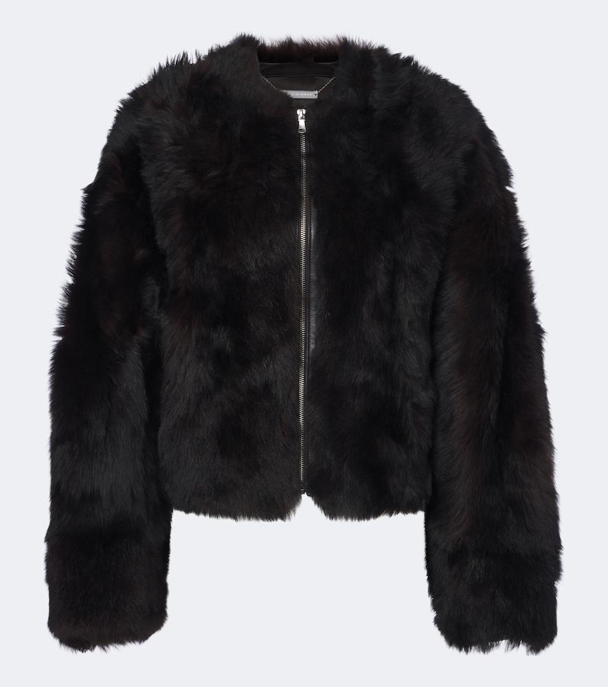 nour hammour dianne shearling jacket