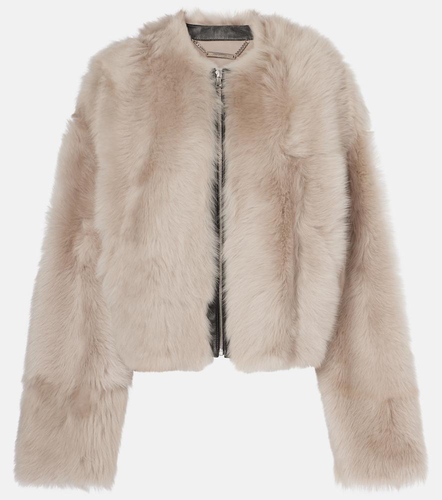 nour hammour dianne shearling jacket