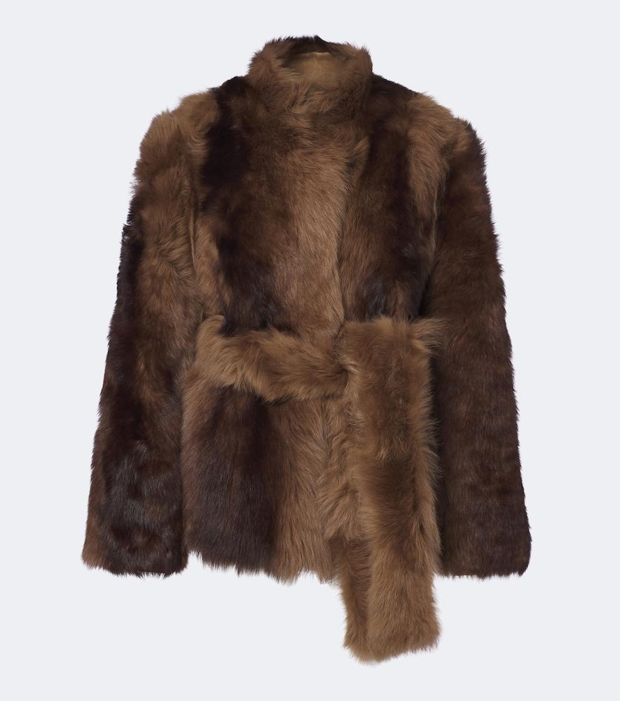 nour hammour elsa shearling jacket