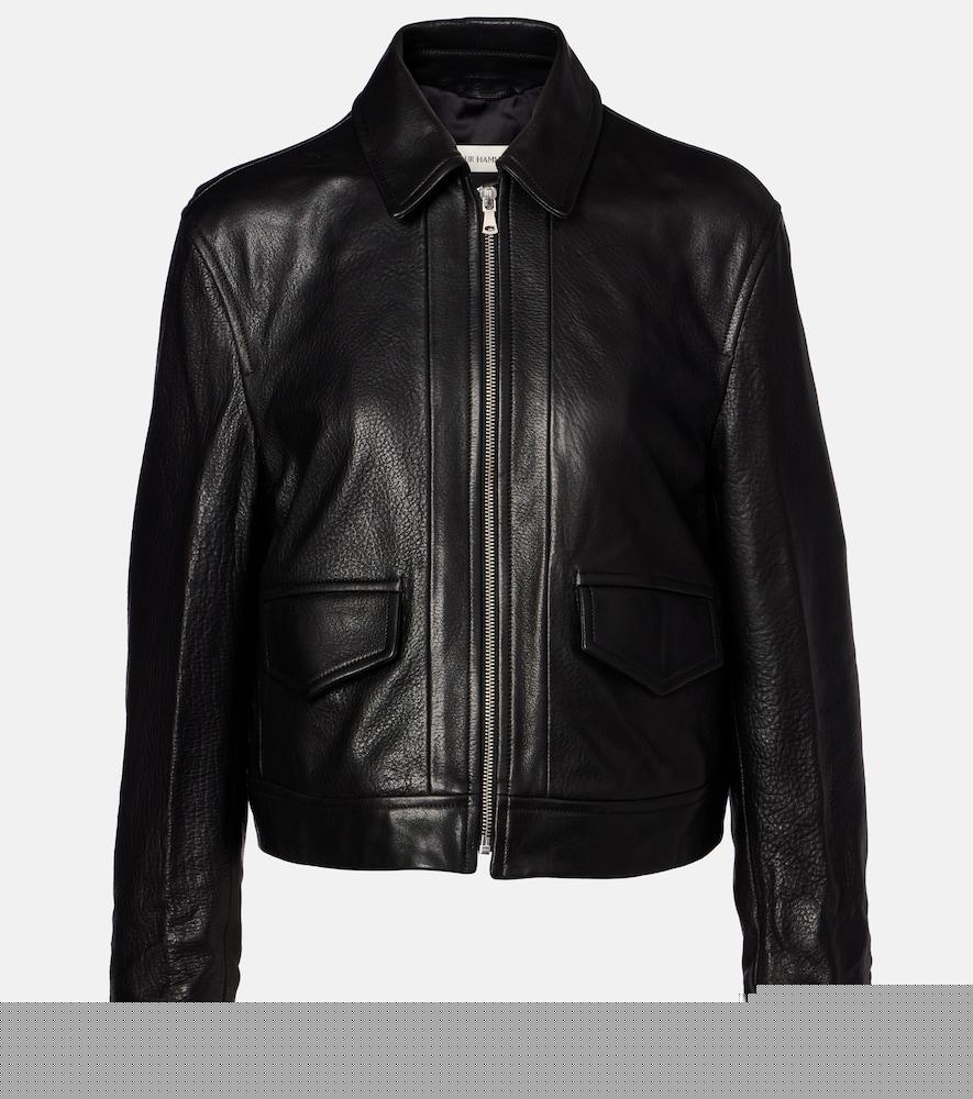 nour hammour layne leather jacket