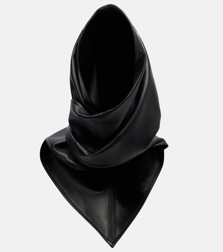 nour hammour leather hood