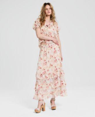 now this womens tiered maxi skirt macys exclusive