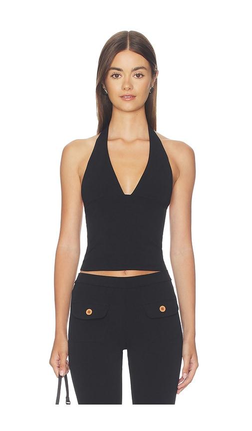 oddli halter top in black. - size l (also in m)