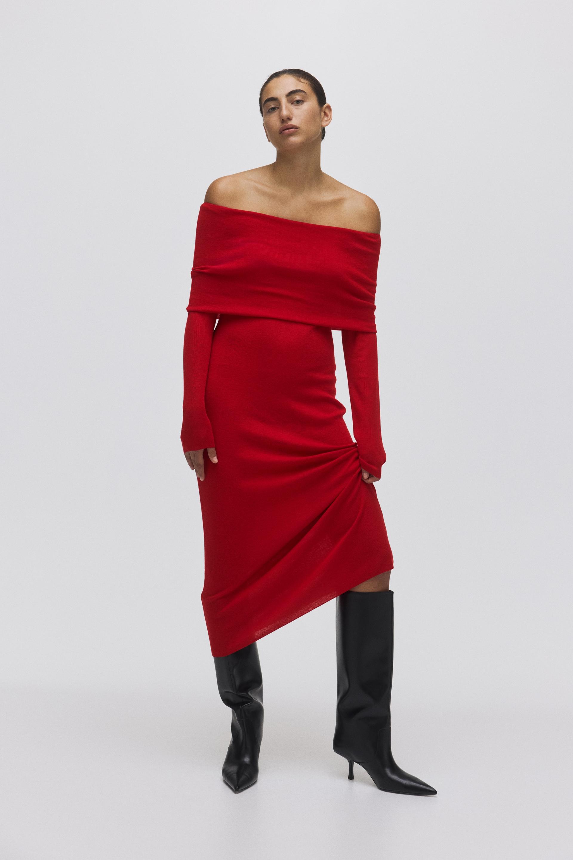 off-the-shoulder dress