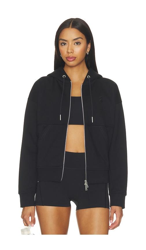 on club collective fz hoodie in black. - size l (also in xs, s, m)