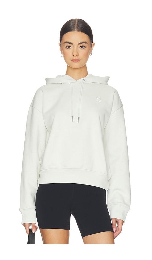 on club collective hoodie in light grey. - size l (also in s, m)