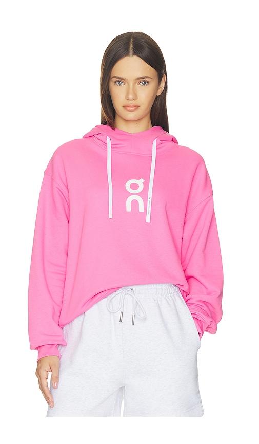 on club hoodie in pink. - size l (also in xs, s, m)