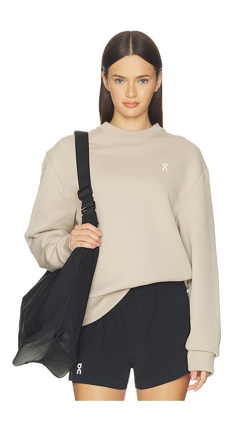 on focus tech crew in taupe. - size m (also in s, xs)