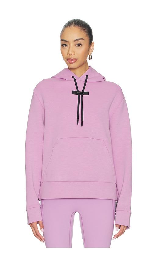 on focus tech hoodie in purple. - size l (also in xs, s, m)