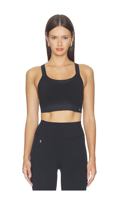 on performance bra in black. - size l (also in xs, s, m)