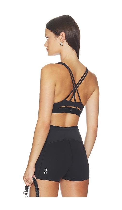 on studio bra in black. - size l (also in xs, s, m)