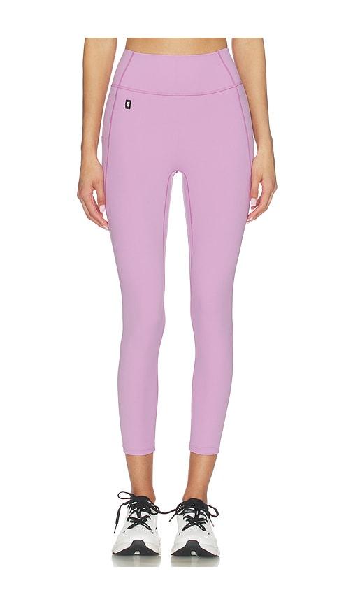 on studio legging 7/8 in lavender. - size l (also in s, m)