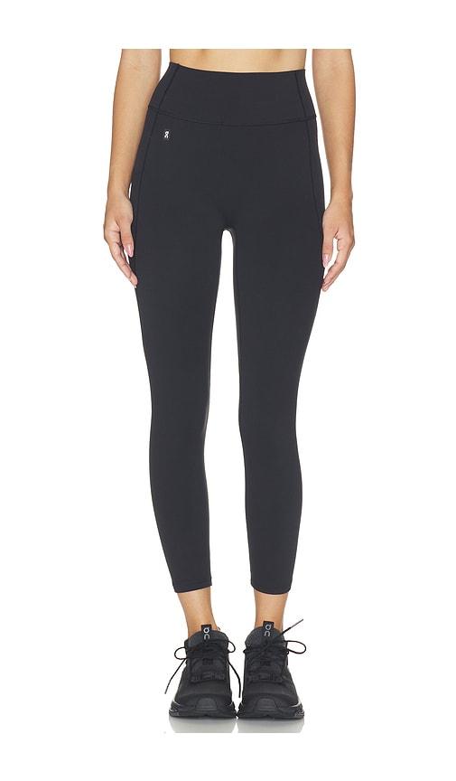 on studio tights 7/8 in black. - size m (also in xs, s)