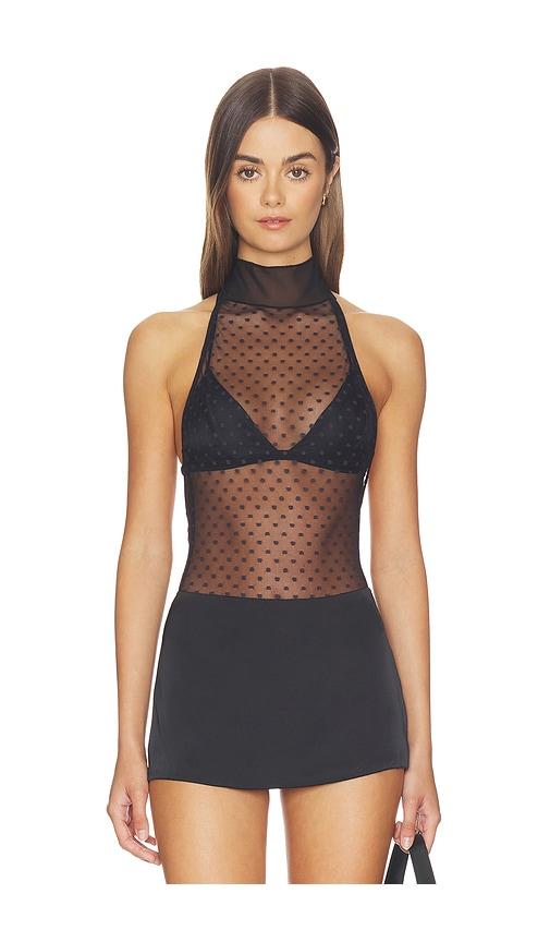 only hearts rita bodysuit in black. - size l (also in s, m)