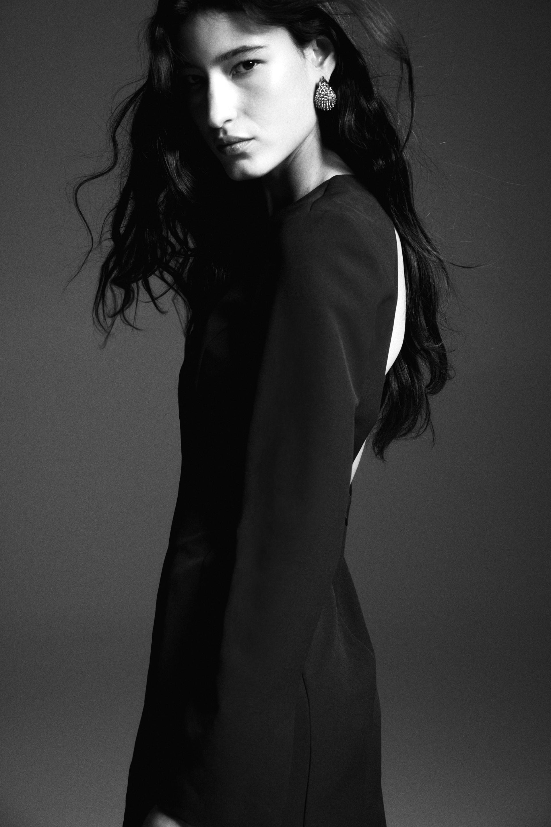 open-back dress