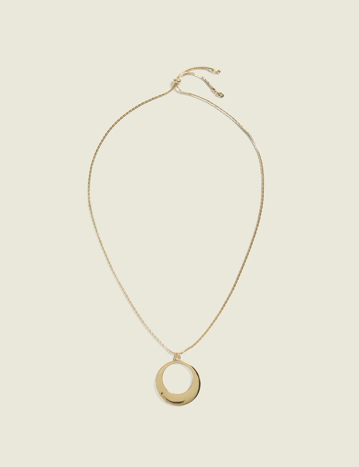 open circle pendant necklace