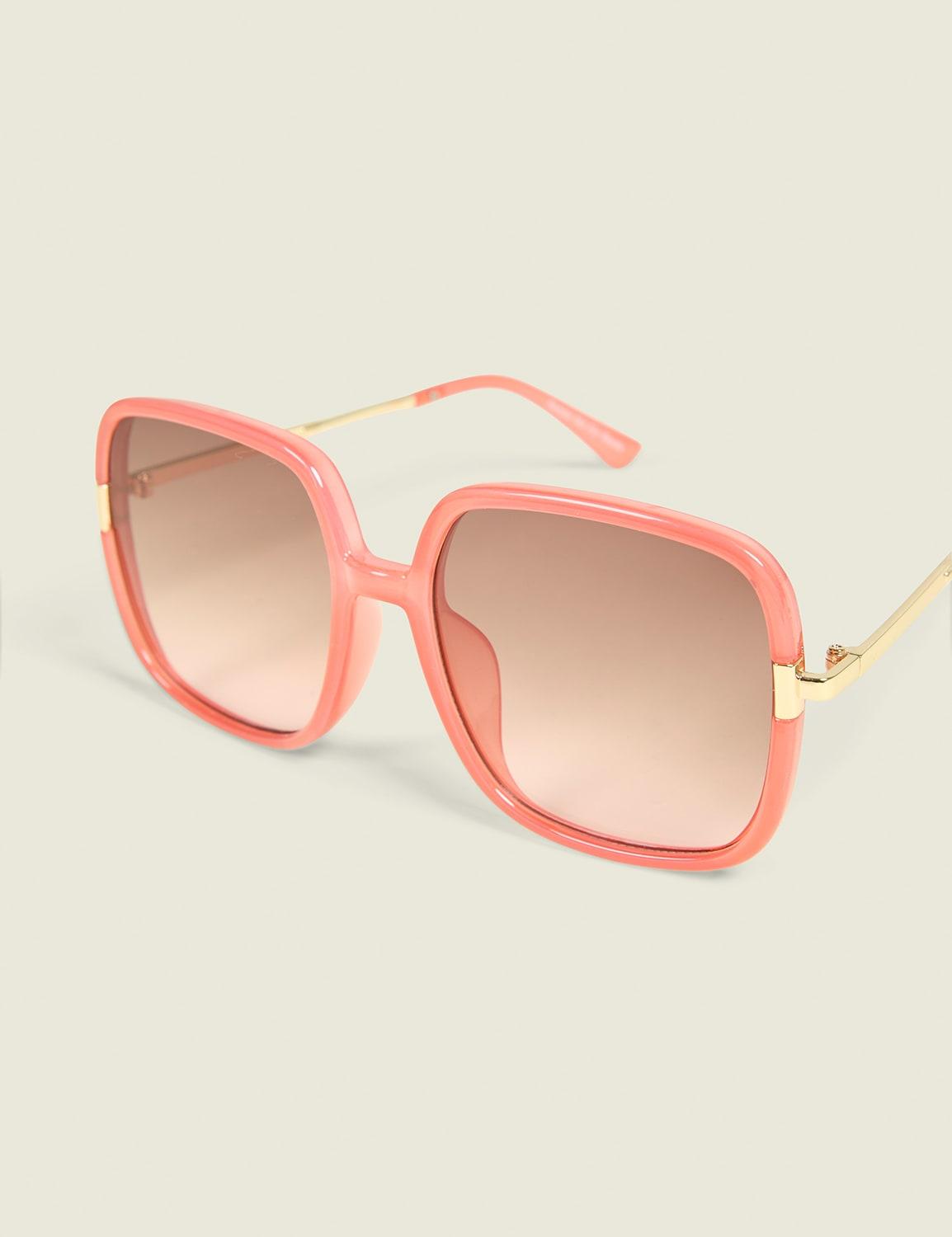 orange square sunglasses