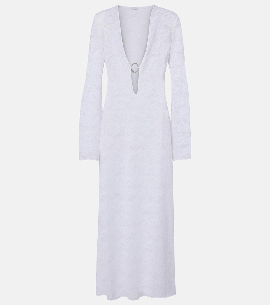 oséree bridal lace beach cover-up