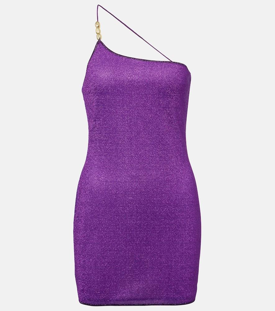 oséree lumière one-shoulder minidress
