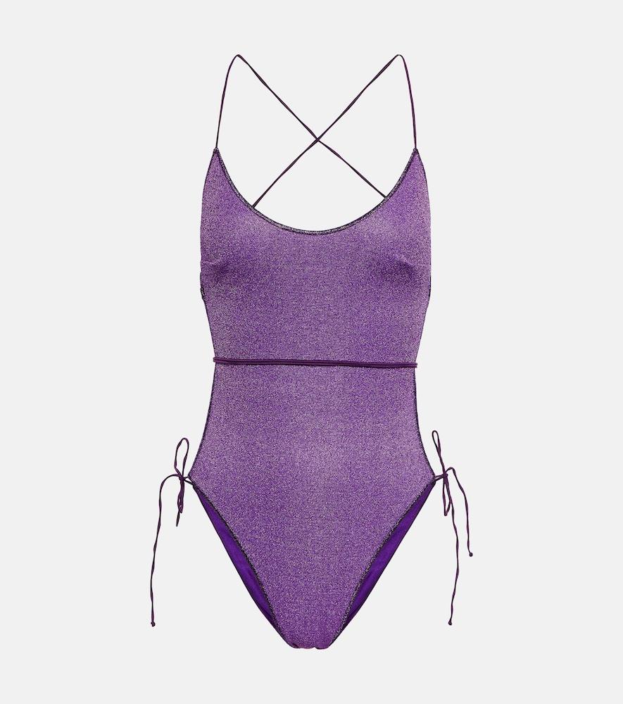 oséree lumière scoop-neck swimsuit