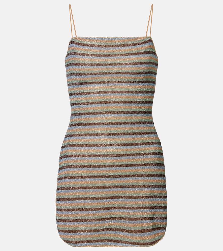 oséree lumière striped minidress
