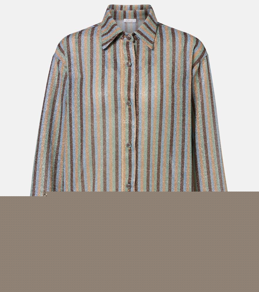 oséree lumière striped shirt