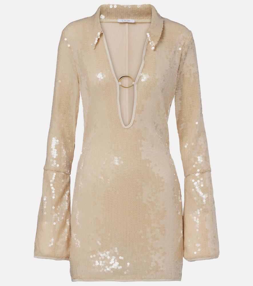oséree marylin o sequined minidress