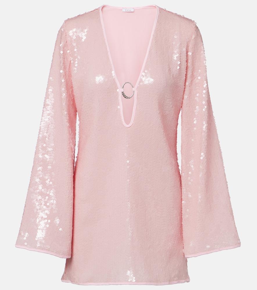 oséree sequined minidress