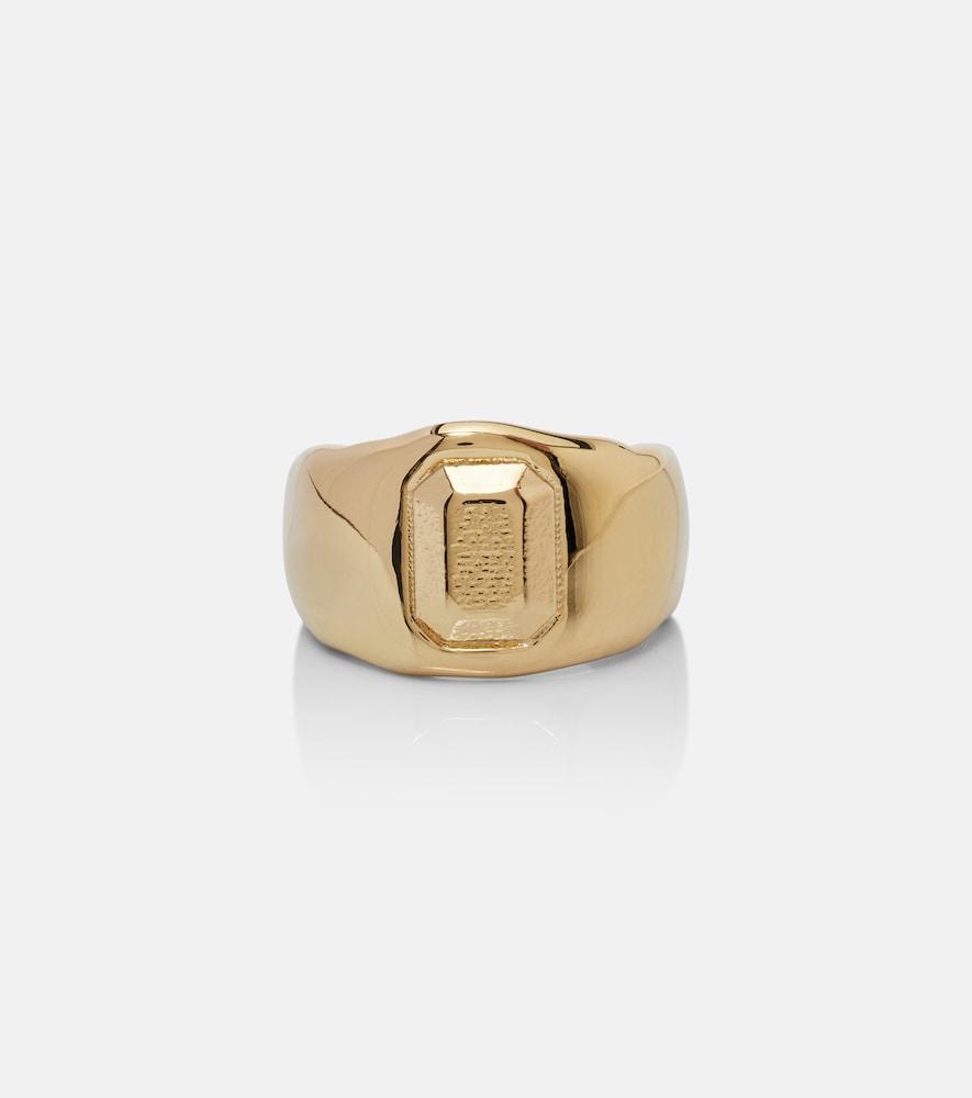 oscar de la renta gold-plated ring