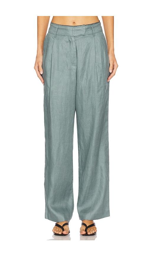 osis studio ava pants in teal. - size m (also in s)