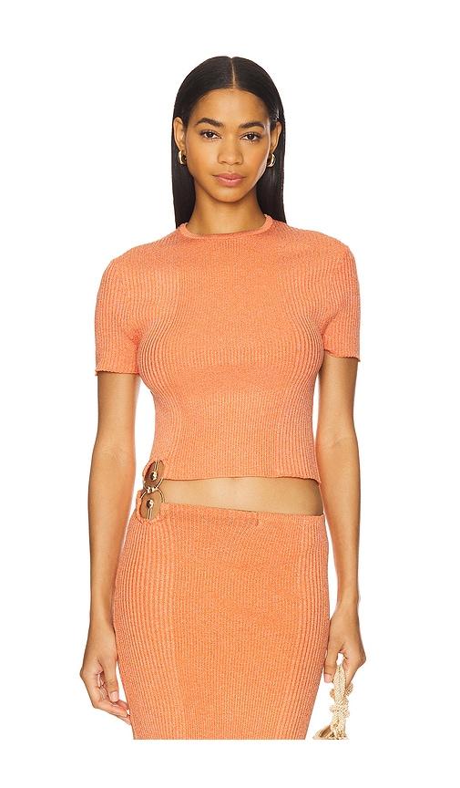osis studio kelly top in orange. - size m (also in xs, s)