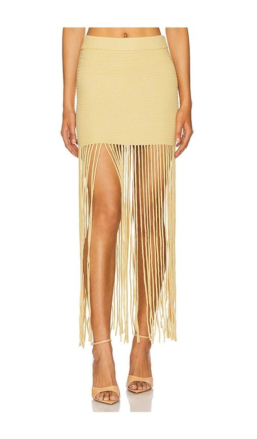osis studio libby skirt in lemon. - size s (also in xs)