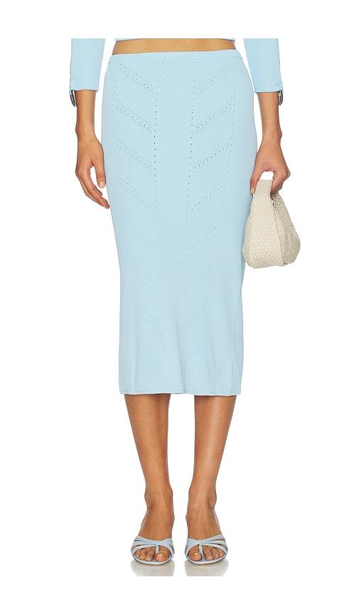 osis studio lux skirt in baby blue. - size l (also in xs, s, m)
