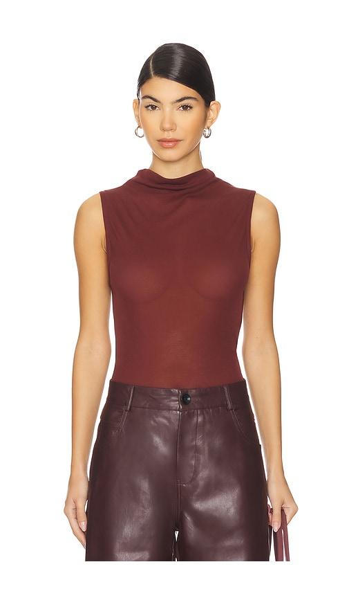 osis studio naya top in burgundy. - size l (also in xs)