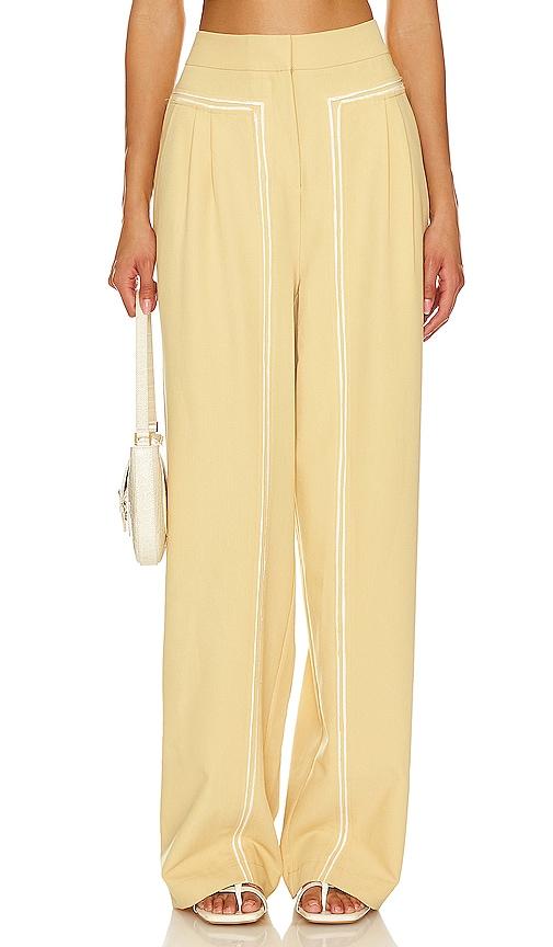 osis studio tracey pant in yellow. - size l (also in xl)