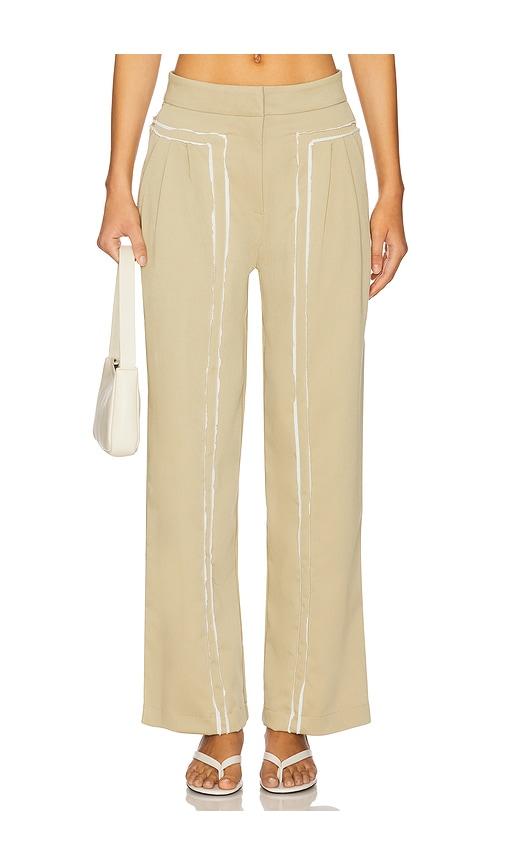 osis studio tracey pants in sage. - size l (also in m, s)