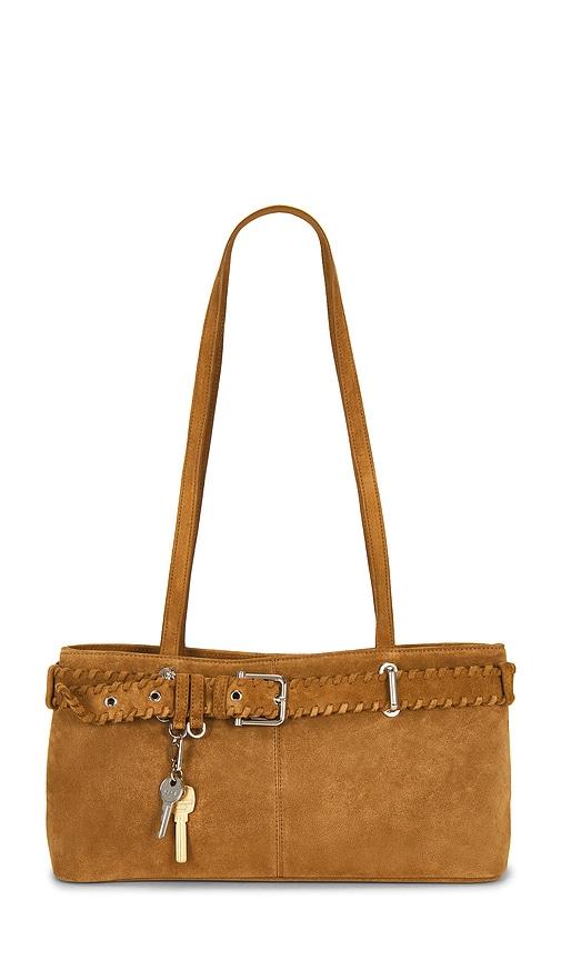 osoi shoulder brocle bag in brown.