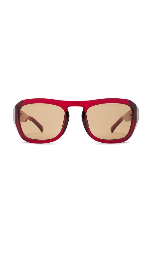 otra charis sunglasses in red.
