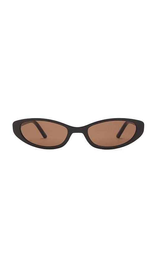 otra lulu sunglasses in brown.