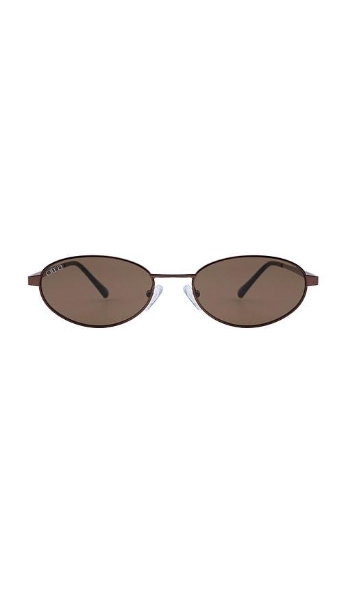 otra rosie sunglasses in chocolate.