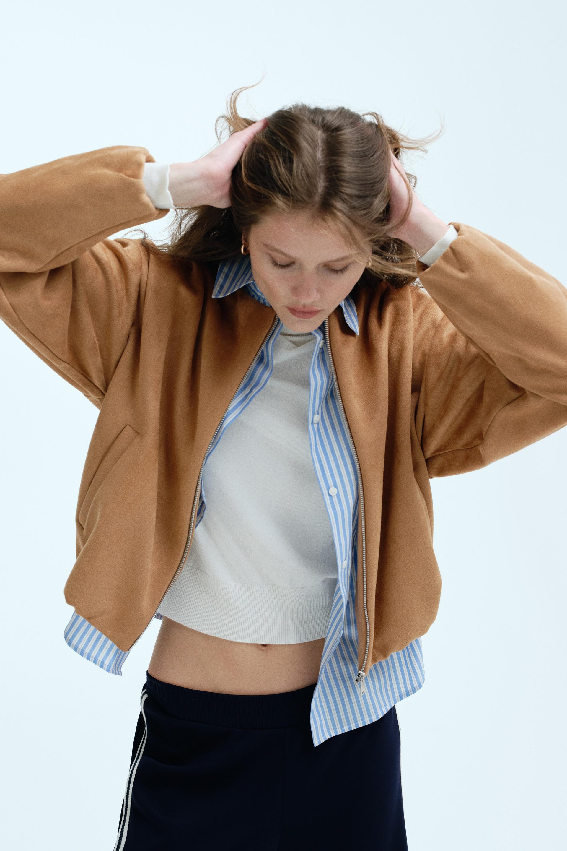oversized jersey jacket
