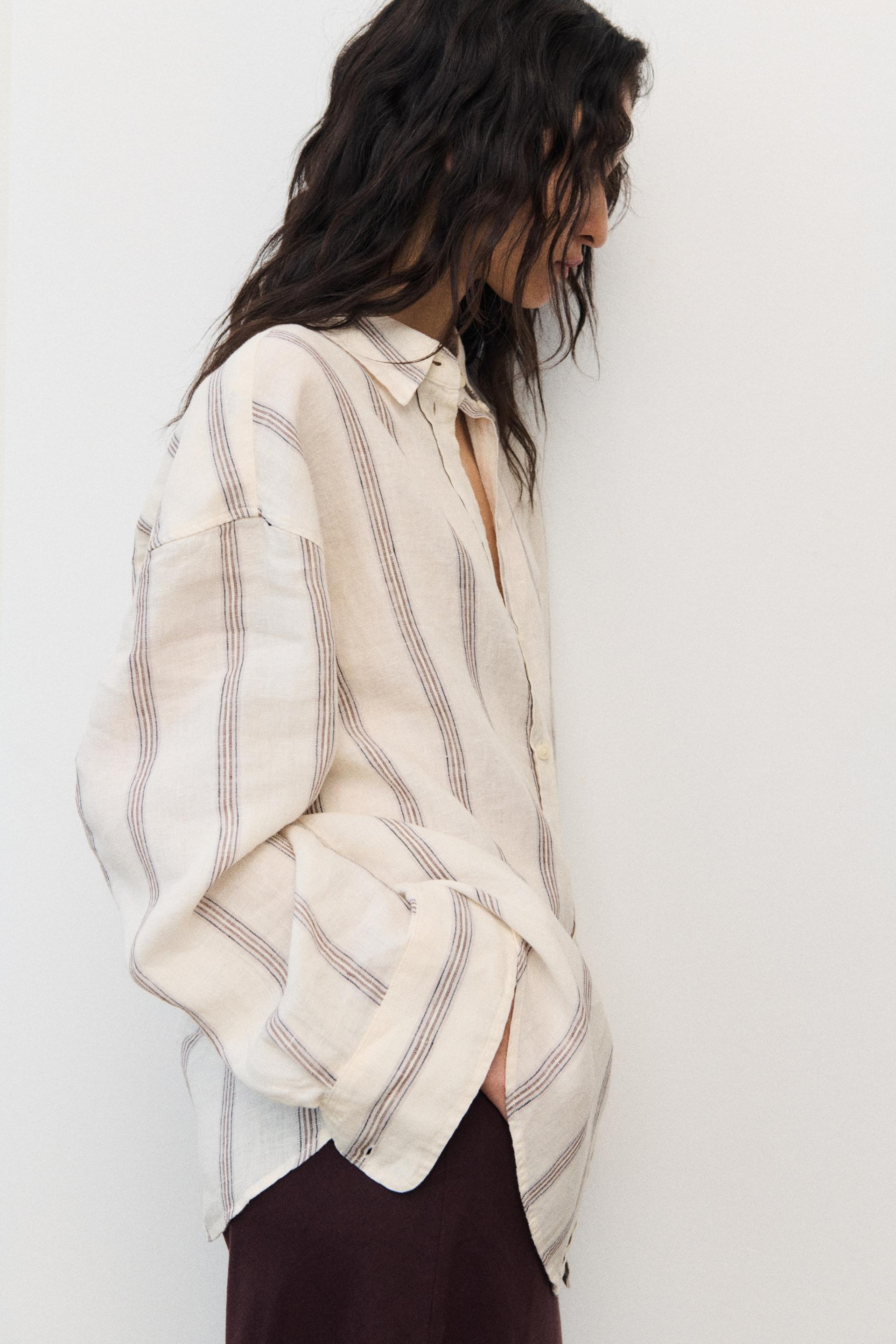 oversized linen shirt