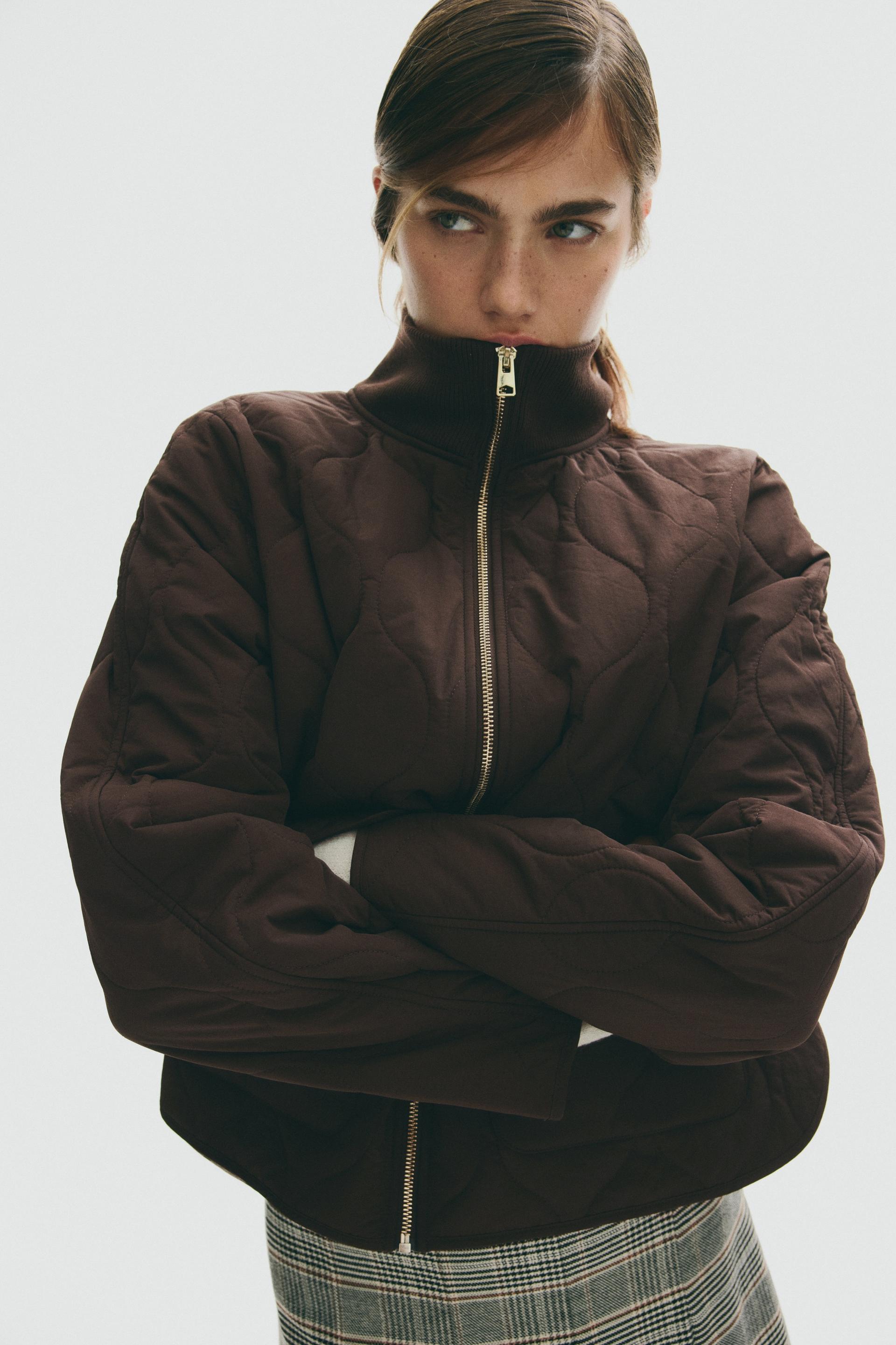 oversized quilted jacket