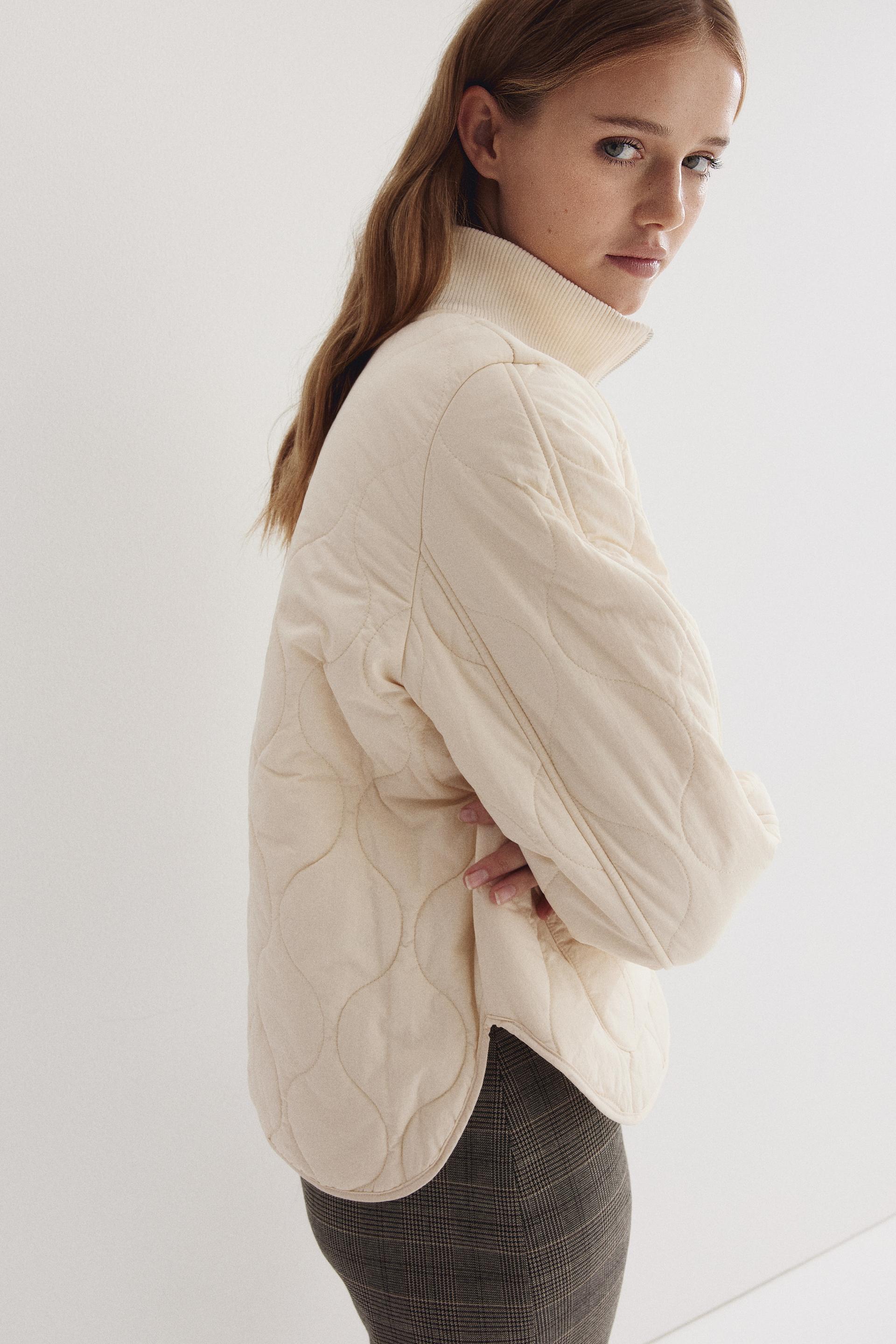 oversized quilted jacket