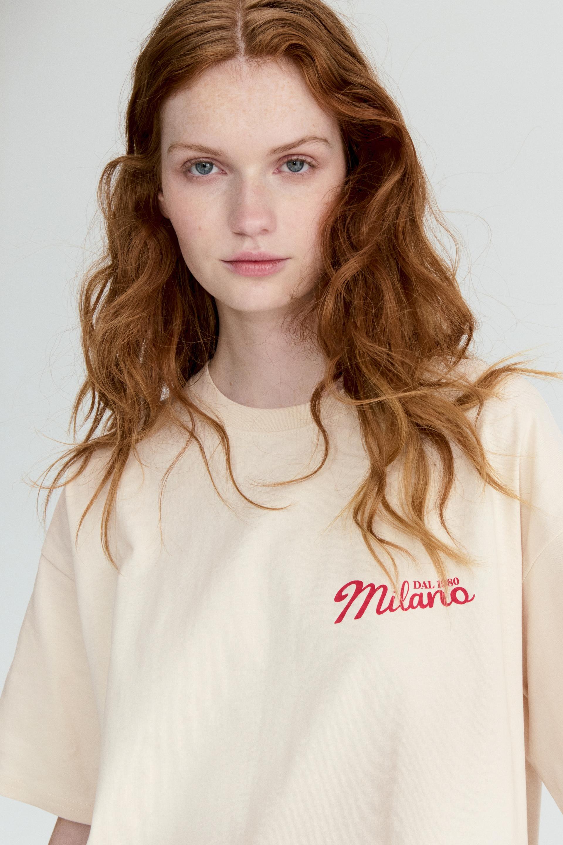 oversized t-shirt with printed motif