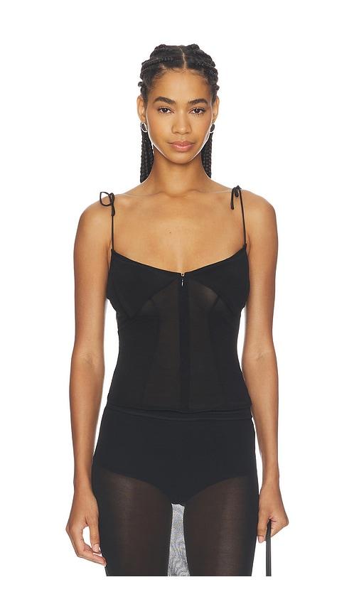 ow collection astra top in black. - size l (also in xs, s, m)